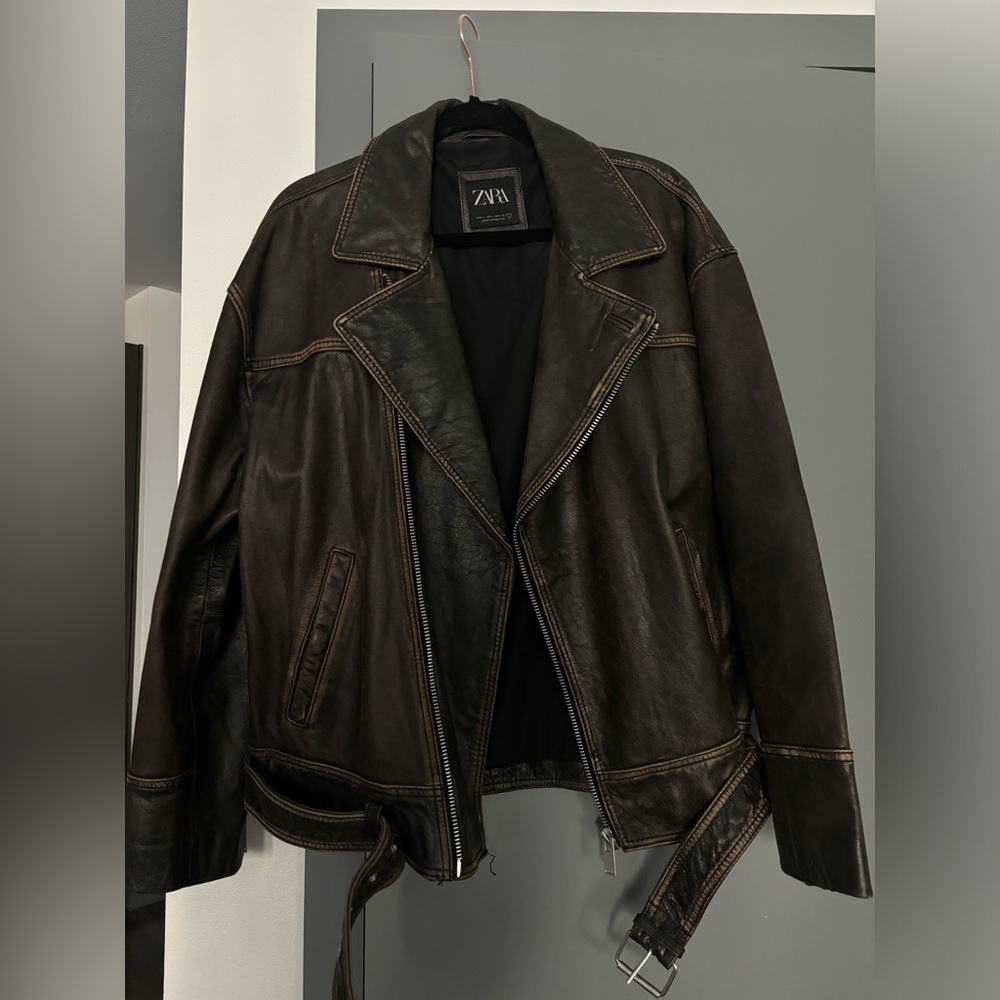 ZARA Genuine Leather Jacket